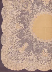 Fazzoletto di pizzo di Bruxelles, 1863