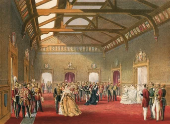 Il corteo della sposa (chromolitho)