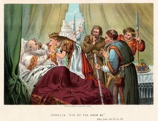 Scena dal Re Lear di Shakespeare