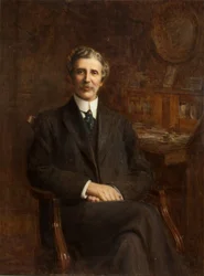 William Haworth, seduto