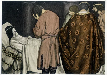 La morte di Tristano - in "Il Romanzo di Tristano e Isotta", di Robert Engels