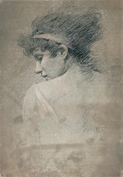 Studio femminile, c1895, 1897