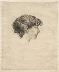 Profilo di una ragazza