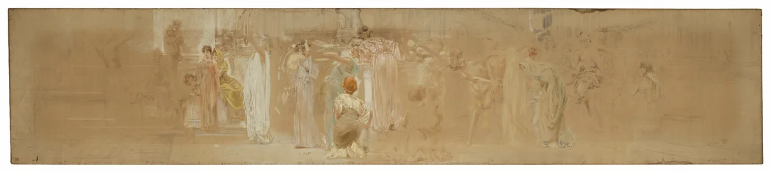 Studio per una processione, "Festival della vendemmia," Mendelssohn Glee Club, New York, NY