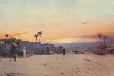 Un villaggio Fellah, c1880, 1904