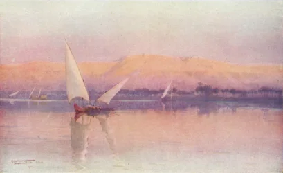 Un crepuscolo sul Nilo, c1880, 1904