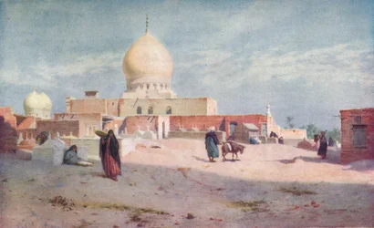 Tomba degli sceicchi a Damietta, c1880