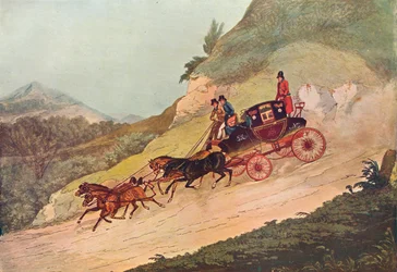 Carrozza della Royal Mail, XIX secolo, 1907