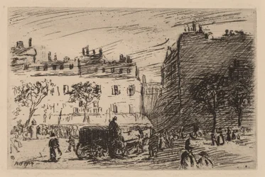 Scena di strada a Parigi