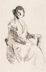 Donna seduta