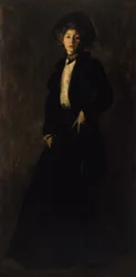 Giovane donna in nero