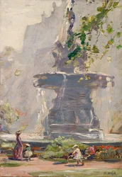 La fontana, Princes Street Gardens, Edimburgo