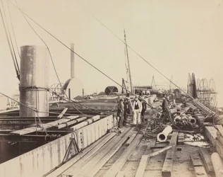 Scena sul ponte del Great Eastern, 1857