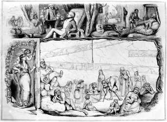 Capitale e lavoro, illustrazione da «Punch», 29 luglio 1843