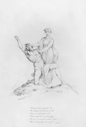 Anacreonte, Ode IX (incisione)