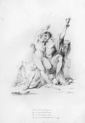 Anacreonte, Ode LII (incisione)