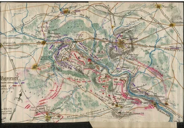 (Mappa della prima battaglia di Bull Run) LOC gvhs01.vhs00060