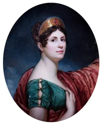 Una dama in costume di corte, detta l