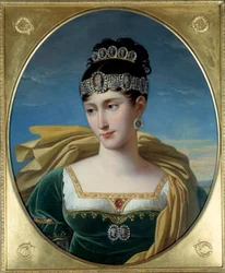 Ritratto di Paolina Bonaparte, Principessa Borghese (1780-1825) sorella di Napoleone I. Dipinto di Robert Lefevre (1755-1830)