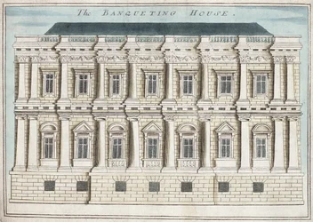 Banqueting House, Whitehall, da «A Book of the Prospects of the Remarkable Places in and about the City of London», ca. 1700