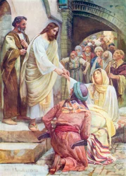 Il meraviglioso guaritore (litografia a colori)