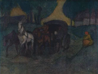 Strada di campagna in Polonia, c1901, 1905