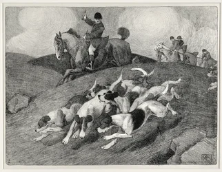 Scena di caccia
