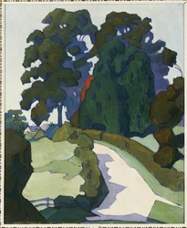 Frassino piangente, 1923