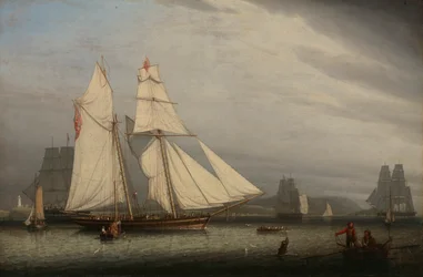Scena del porto, 1842