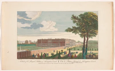 Veduta di Hampton Court Palace a Londra (Londra)
