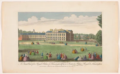 Vista su Kensington Palace a Londra