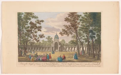 Veduta del Tempio di Comus nei Vauxhall Gardens a Londra (Ranelagh Gardens e Vauxhall Gardens)