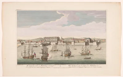 Veduta della città di Bombay (Nederzettingen van de VOC)