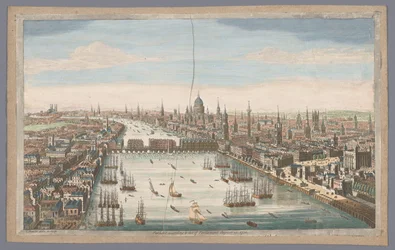 Veduta della città di Londra