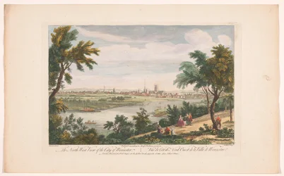 Veduta della città di Worcester