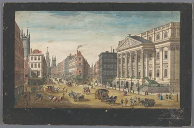 Vista del Mansion House a Londra (Londra)