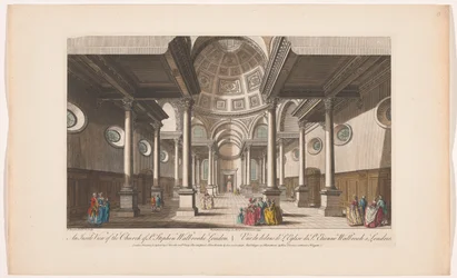 Vista interna della chiesa di San Stefano Walbrook a Londra