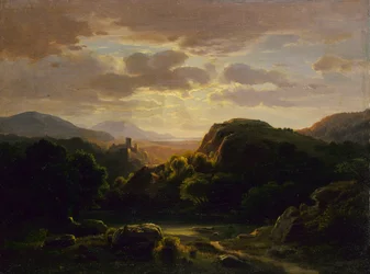 Ricordi di una scena vicino ad Auerbach, ca. 1856