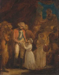 I Due Figli di Tipu Sahib, Sultano di Mysore, Consegnati come Ostaggi al Generale Cornwallis
