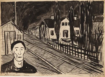 Il suicida. Schizzo