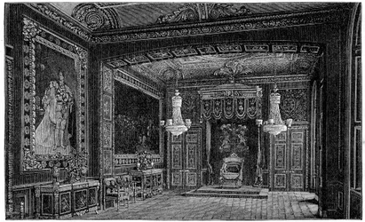 La Sala del Trono, Windsor, 1880