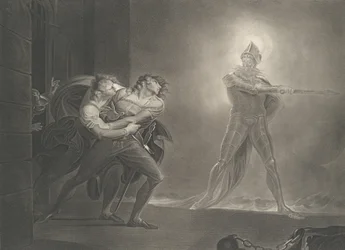 Amleto, Orazio, Marcello e il fantasma