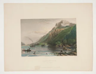 Montagna Nera (Lago George), illustrazione per Nathaniel Parker Willis