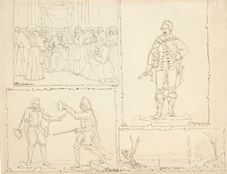 Quattro schizzi, 1824