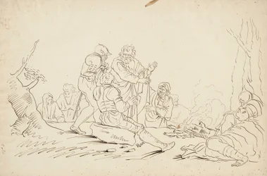 Scena dopo Salvator Rosa