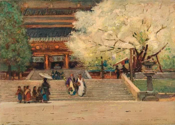 Tempio a Nikko, Giappone, c1908