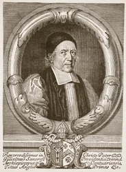 William Sancroft, arcivescovo di Canterbury, illustrazione da 