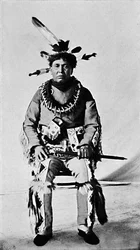 Un Algonchino in abito completo, 1912