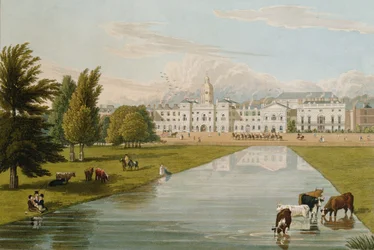 Veduta delle Horse Guards e Melbourne House, presa da St. James