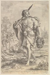 Davide con la testa di Golia, 1680-1743
